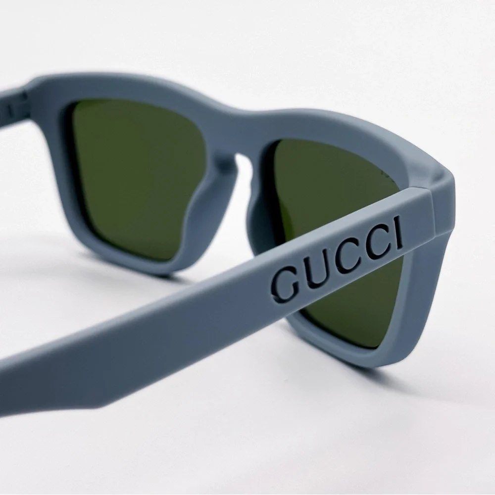 NEW GUCCI GG1571S 003 SQUARE BLUE GREEN MEN SUNGLASSES GUCCI